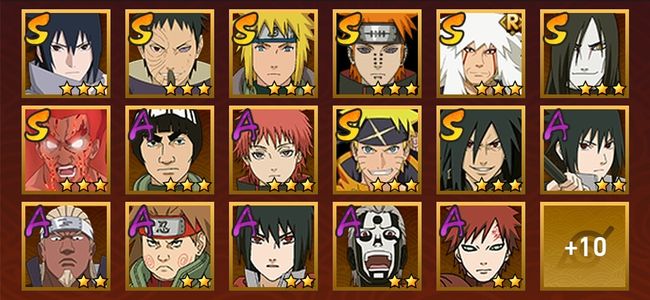 火影忍者V6 9S忍 18A忍 107忍 1248S碎片 14通灵 400W战力 中忍