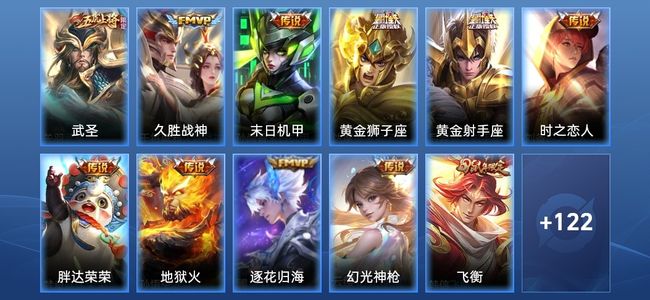 王者荣耀V6 11传说 26史诗 136皮肤 120英雄 至尊星耀I