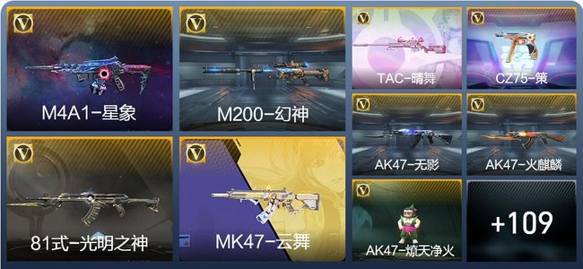 穿越火线：枪战王者V5 255英雄武器 新锐