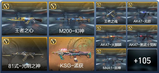 穿越火线：枪战王者【苹果版】V4 2王者武器 221英雄武器 新锐