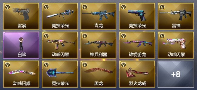 穿越火线（CF）21V武器 1V角色 8皮肤 可排位 新锐