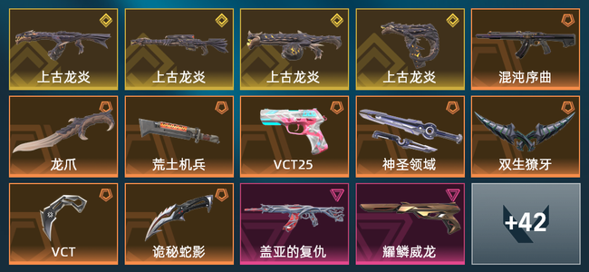 无畏契约8橙皮 4金皮 6紫皮 56皮肤 28620皮肤总价值 630已用源晶 铂金