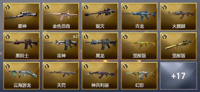 穿越火线（CF）38V武器 1V角色 12皮肤 可排位 宗师