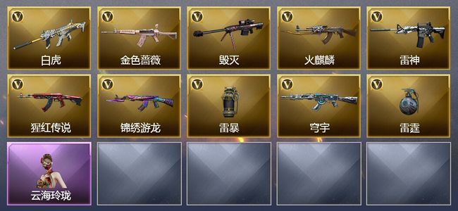 穿越火线（CF）10V武器 4皮肤 可排位 新锐