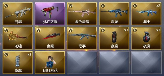 穿越火线（CF）17V武器 2皮肤 可排位