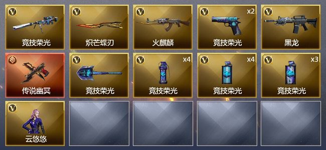 穿越火线（CF）1传说武器 19V武器 1V角色 可排位 专家