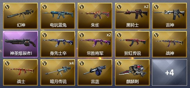 穿越火线（CF）19V武器 2V角色 12皮肤 可排位 新锐