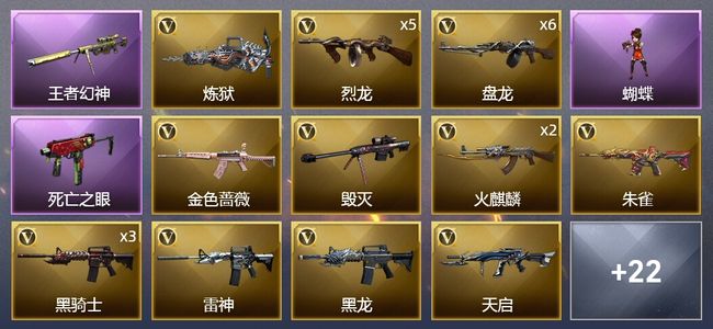 穿越火线（CF）2王者武器 48V武器 2V角色 22皮肤 可排位 传奇