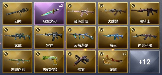 穿越火线（CF）33V武器 18皮肤 可排位 宗师