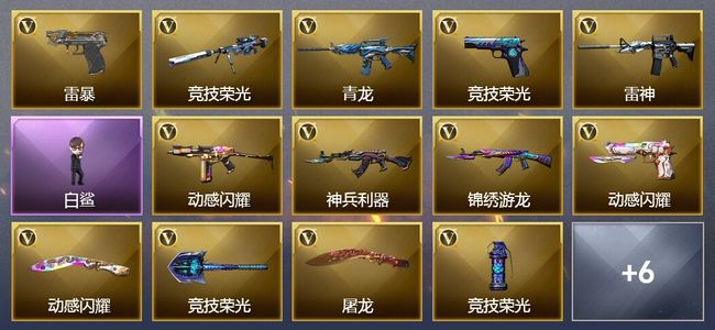 穿越火线（CF）23V武器 20V角色 7皮肤 可排位