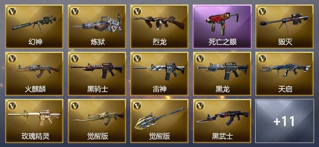 穿越火线（CF）2王者武器 27V武器 10V角色 9皮肤 可排位