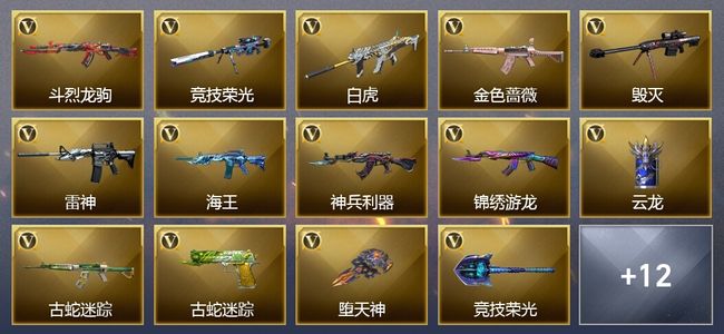 穿越火线（CF）26V武器 7皮肤 可排位 传奇