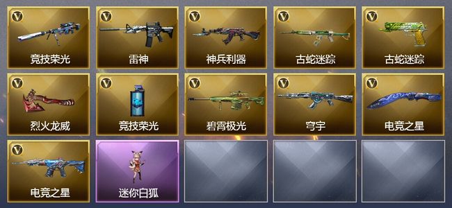 穿越火线（CF）11V武器 1皮肤 可排位