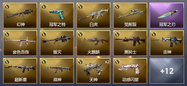 穿越火线（CF）20V武器 1V角色 13皮肤 可排位 枪王