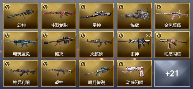 穿越火线（CF）30V武器 19皮肤 可排位