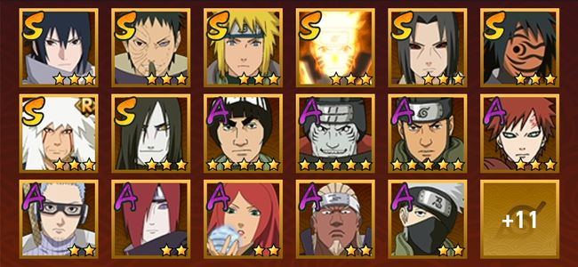 火影忍者V8 8S忍 20A忍 100忍 987S碎片 14通灵 500W战力 暗部