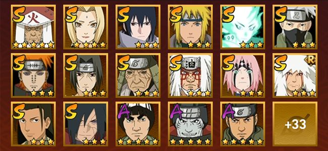 火影忍者V10 15S忍 35A忍 170忍 2690S碎片 20通灵 1000W战力 前100名 见习