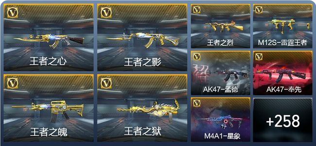 穿越火线：枪战王者V8 23王者武器 267英雄武器 12英雄角色 413万化 大师SS