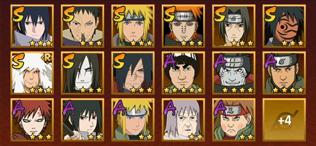 火影忍者V9 9S忍 17A忍 104忍 1189S碎片 14通灵 500W战力