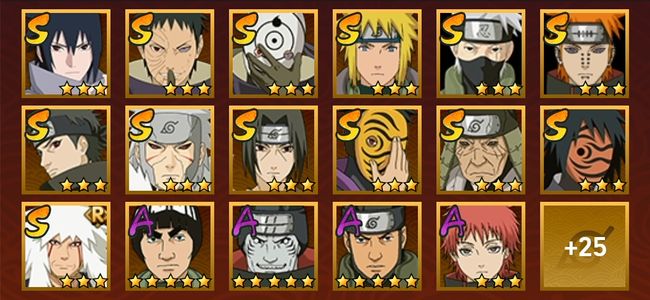 火影忍者V9 13S忍 30A忍 153忍 1800S碎片 16通灵 700W战力