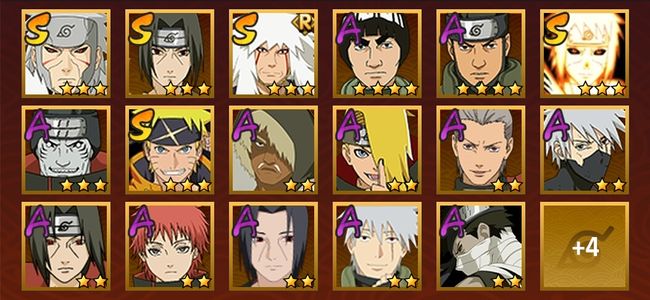 火影忍者5S忍 17A忍 88忍 654S碎片 12通灵 300W战力