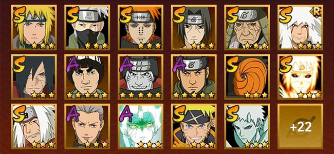 火影忍者V7 12S忍 27A忍 137忍 1523S碎片 16通灵 800W战力