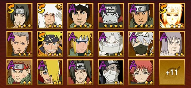 火影忍者V7 4S忍 24A忍 102忍 766S碎片 14通灵 700W战力