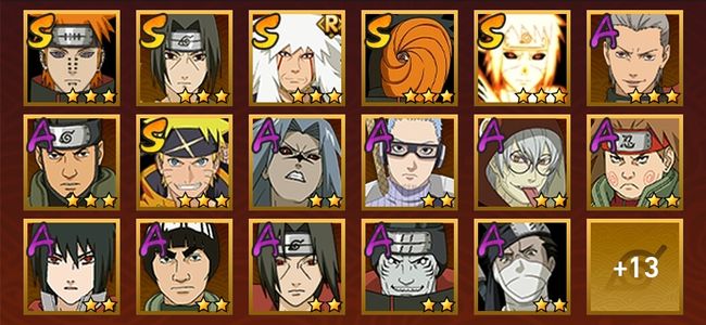 火影忍者V9 6S忍 24A忍 87忍 763S碎片 14通灵 300W战力 前1000名 影级