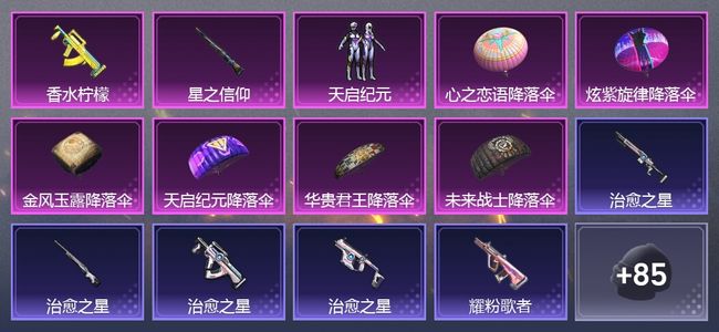 和平精英2升级枪 1粉装 37套装 22315热力