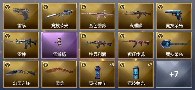 穿越火线（CF）36V武器 1V角色 6皮肤 可排位 专家