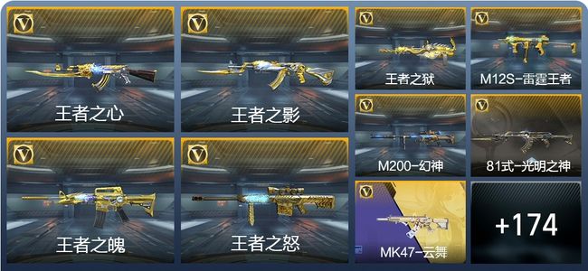 穿越火线：枪战王者V8 8王者武器 195英雄武器 5英雄角色 388万化 枪王