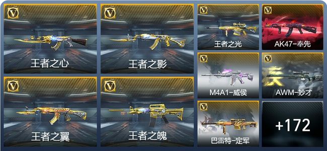 穿越火线：枪战王者V8 12王者武器 194英雄武器 5英雄角色 352万化 专家