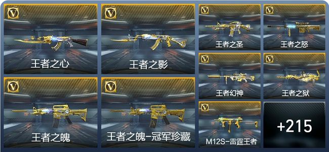 穿越火线：枪战王者V8 32王者武器 246英雄武器 5英雄角色 545万化 枪王S