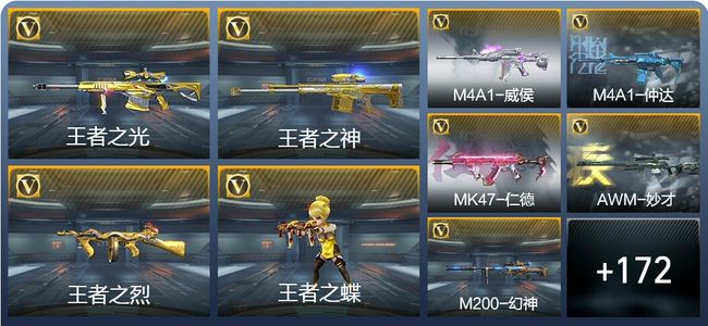 穿越火线：枪战王者V5 12王者武器 207英雄武器 5英雄角色 388万化 大师SS