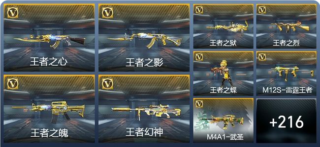 穿越火线：枪战王者V8 30王者武器 246英雄武器 9英雄角色 358万化 大师