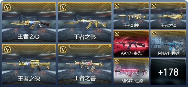 穿越火线：枪战王者V8 15王者武器 219英雄武器 6英雄角色 405万化 枪圣S