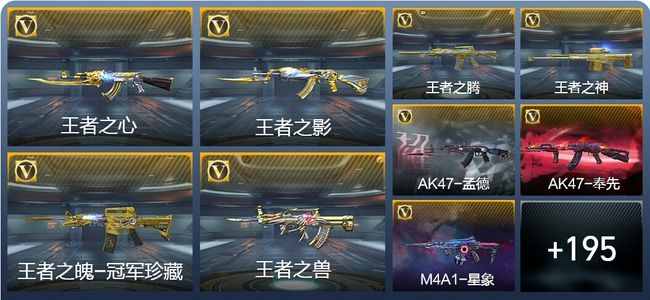 穿越火线：枪战王者V9 19王者武器 231英雄武器 12英雄角色 431万化 枪神