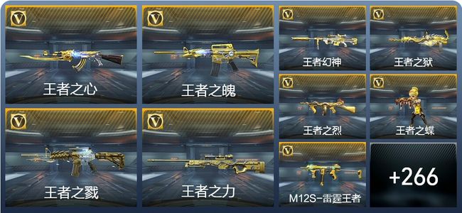 穿越火线：枪战王者V9 23王者武器 292英雄武器 10英雄角色 650万化 枪王