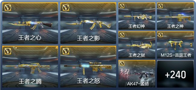 穿越火线：枪战王者V8 29王者武器 272英雄武器 8英雄角色 451万化 枪神