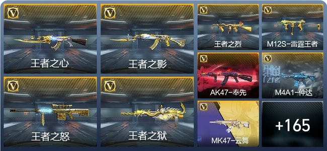 穿越火线：枪战王者V7 7王者武器 197英雄武器 5英雄角色 469万化 专家S