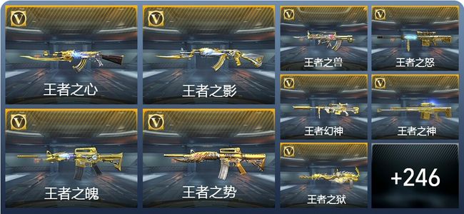 穿越火线：枪战王者V9 21王者武器 305英雄武器 13英雄角色 707万化 大师