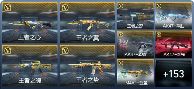 穿越火线：枪战王者V9 28王者武器 176英雄武器 7英雄角色 334万化 专家