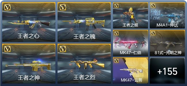 穿越火线：枪战王者V8 17王者武器 180英雄武器 6英雄角色 315万化 大师SS