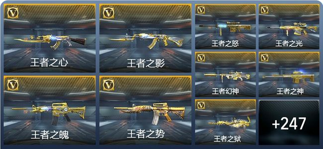 穿越火线：枪战王者V9 31王者武器 281英雄武器 2英雄角色 294万化 枪王