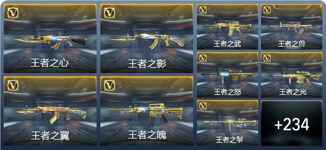 穿越火线：枪战王者V9 35王者武器 253英雄武器 9英雄角色 461万化 枪王SS