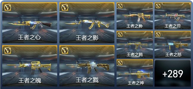 穿越火线：枪战王者V9 35王者武器 342英雄武器 14英雄角色 798万化 枪王SSS