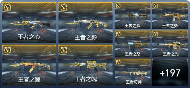 穿越火线：枪战王者V9 35王者武器 239英雄武器 7英雄角色 328万化 枪王SSS