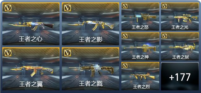 穿越火线：枪战王者V9 21王者武器 204英雄武器 9英雄角色 397万化 枪神