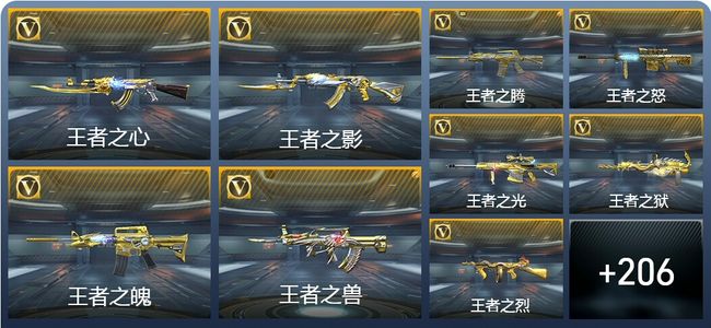 穿越火线：枪战王者V9 29王者武器 246英雄武器 2英雄角色 624万化 枪圣S