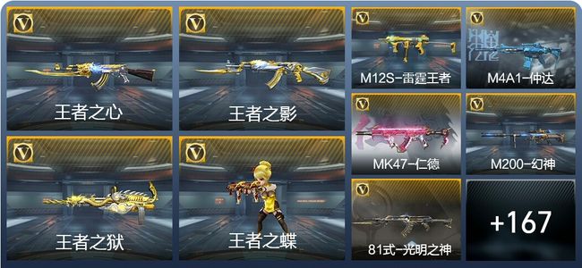 穿越火线：枪战王者V4 10王者武器 192英雄武器 2英雄角色 323万化 枪王SSS